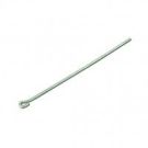 TIGE LISSE GALVA OEILLET 4MM 12.5CM