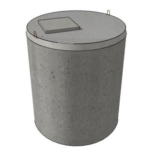 CITERNE A EAU DE PLUIE EN BETON 10000L 