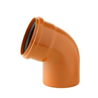 COUDE EGOUT 67° ROUGE BRIQUE