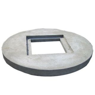 COUVERCLE ANNEAU PUITS AVEC TROU D'HOMME diam 110