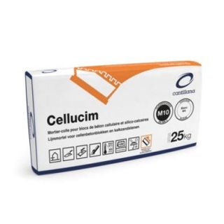 MORTIER-COLLE CANTILLANA CELLUCIM BETON CELLULAIRE ET SILICO-CALCAIRE 25KG 