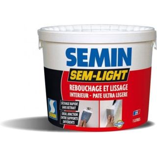 SEM LIGHT PATE DE REBOUCHAGE LEGERE SEMIN 