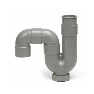 SIPHON UNIVERSEL SANITAIRE PVC GRIS