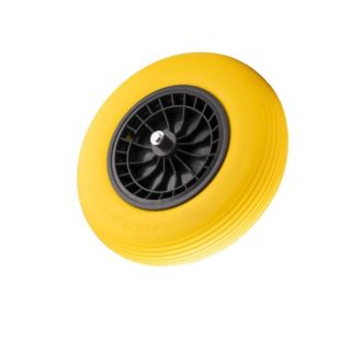 ROUE DE BROUETTE INCREVABLE PU ORANGE
