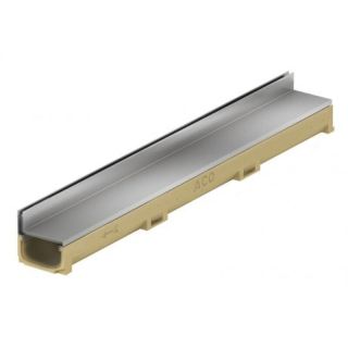 CANIVEAU ACO EUROLINE 60 DISCRET INOX 