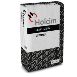 CIMENT EN SAC PLASTIC PZ 52.5N CE BENOR 25KG 