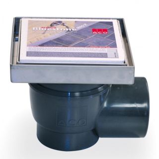 SIPHON DE SOL ACO SELF BLUESTONE 20X20 SORTIE HORIZONTALE